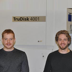 Liam Hodge & Miles Long-Alexander, Production Manager / Lead Mechanical Designer, LaserCAM Fabrication (LCF)