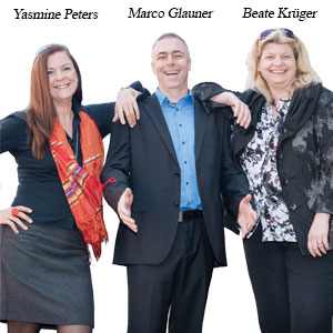 Yasmine Peters, MD, Marco Glauner, MD and Beate Krüger, MD, prime4services