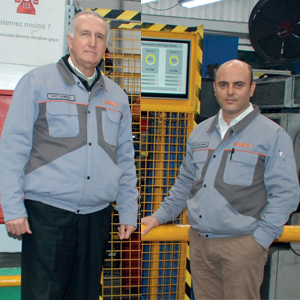 Sait Demirel, VP of Sales, Engineering and Mustafa Şirin, R&D Team Leader, and Scott Weyandt, North American lead, KANCA Forging