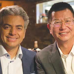 Mel Interiano, Partner and Douglas Su, President, VM5 Lighting Solutions