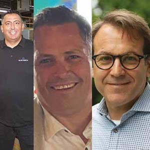 Islem Yezza, VP-GM, Richard Normandin, President and Ludvick Desjardins, COO, NORTHRICH