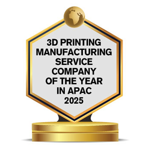 3D Printing Manufacturing Service Company Of The Year in APAC – 2025